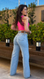 Calça Wide Leg Jeans Lisa Clara na internet