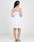 Vestido Curto Alça Lese Branco - comprar online