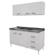 Amoblamiento De Cocina Bl/Fre/Ng, 140 (Dlr614) - comprar online