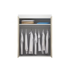 Modulo Alto 2 Puertas 90 Cm Blanco - comprar online