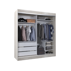 Vestidor 2 Puertas 180Cm Helsinki - comprar online