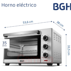 Horno Eléctrico BGH 35L Pl (Bhe35S22/ Pnh048221) - Gamma Hogar