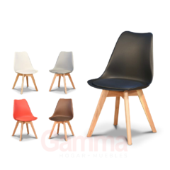 Juego De 4 Sillas Plásticas Tipo Eames