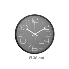 Reloj De Pared 29,5 O 30Cm - Gamma Hogar