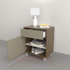 Mesa De Luz 1 Cajón/1 Puerta (6426) - comprar online