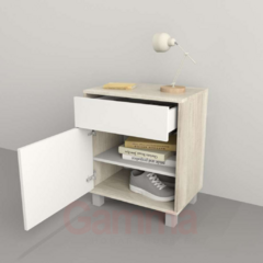 Mesa De Luz 1 Cajón/1 Puerta (6426) - tienda online