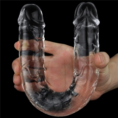 Flawless Clear Double dildo 12'' en internet