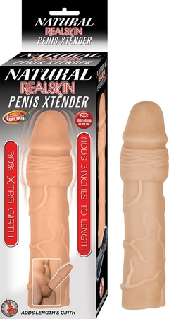 NATURAL REALSKIN PENIS XTENDER-WHITE