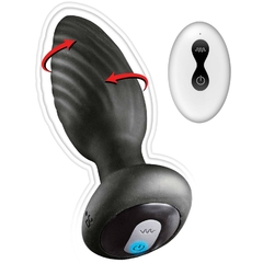 Vibrador anal con rotación y control remoto ASS-SATION