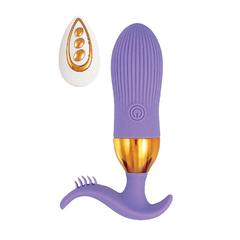 Plug anal vibrador a control remoto The beat tickler