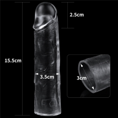 Flawless Clear Penis Sleeve Add 1'' en internet