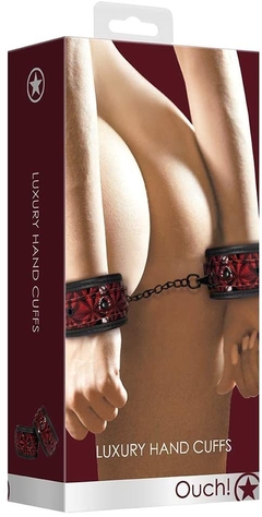 Luxury Hand Cuffs - Burgundy - comprar en línea