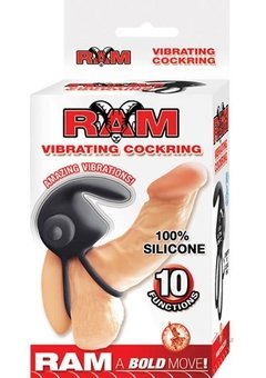 RAM VIBRATING COCKRING-BLACK