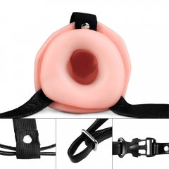 Vibrating Unisex Hollow Strap On - tienda en línea