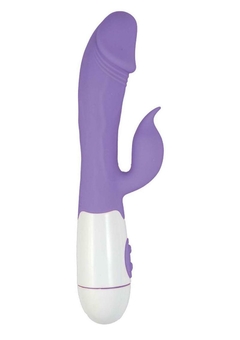 Lotus Sensual Massager #6 Silicona Conejo Vibrador – Púrpura - comprar en línea