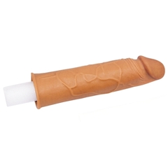 Add 1" Pleasure X Tender Penis Sleeve - Brown - tienda en línea