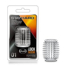 STAY HARD – COCK SLEEVE 01 – CLEAR - comprar en línea