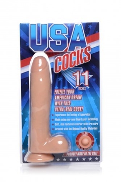 USA Cocks Consolador Ultra Real De Doble Capa 30cm - comprar en línea