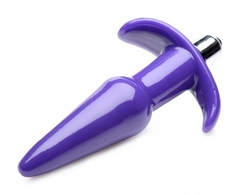 Smooth Vibrating Anal Plug - Purple - Inttimus Sex Shop