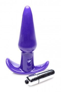 Smooth Vibrating Anal Plug - Purple - comprar en línea