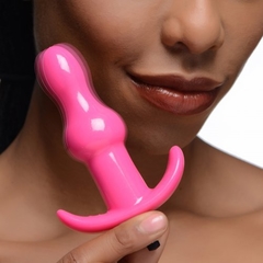 Bumpy Vibrating Anal Plug - Pink - tienda en línea