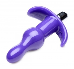 Bumpy Vibrating Anal Plug - Purple - Inttimus Sex Shop