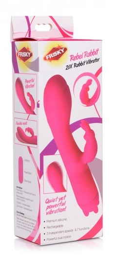 Rebel Rabbit 21X Silicone Vibrator - tienda en línea