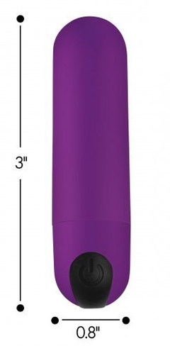 BANG Bala vibradora con control remoto - Purple - Inttimus Sex Shop