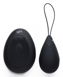 10X Silicone Vibrating Egg - Black - comprar en línea