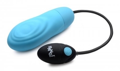 7X Pulsing Rechargeable Silicone Vibrator - Blue - comprar en línea