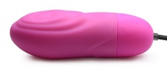 7X Pulsing Rechargeable Silicone Vibrator - Pink - Inttimus Sex Shop