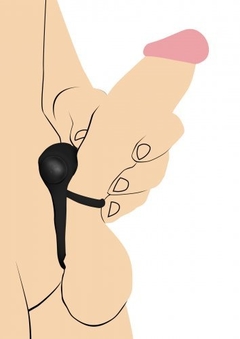 Remote Control 28X Vibrating Cock Ring & Bullet - Black - Inttimus Sex Shop