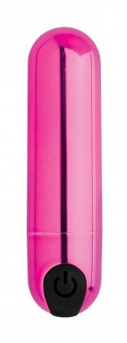 10X Rechargeable Vibrating Metallic Bullet - Pink - comprar en línea