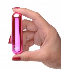 10X Rechargeable Vibrating Metallic Bullet - Pink en internet