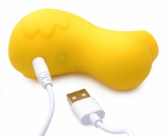 Estimulador de clítoris de silicona Sucky Ducky - Amarillo - tienda en línea