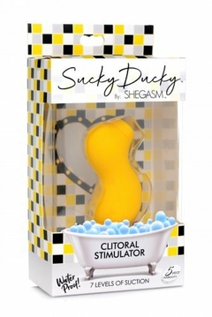 Estimulador de clítoris de silicona Sucky Ducky - Amarillo
