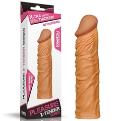 Add 2" Pleasure funda con extensión - Brown