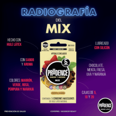 Prudence condón con sabor mix - 10 piezas - comprar en línea