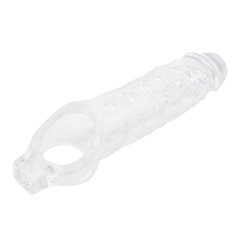 MIGHTY SLEEVE WITH BALL LOOP – CLEAR - Inttimus Sex Shop