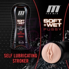 Masturbador autolubricante texturizado - M for Men - Soft + wet en internet