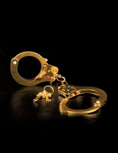 Fetish Fantasy Gold Metal Cuffs Gold - comprar en línea
