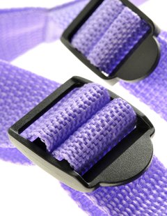 Imagen de Dillio 7″ Strap-On Suspender Harness Set – Purple