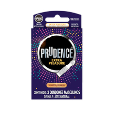 Condón Prudence Extrapleasure 3 pz