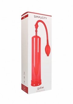 GABE extra-large penis pump - Red