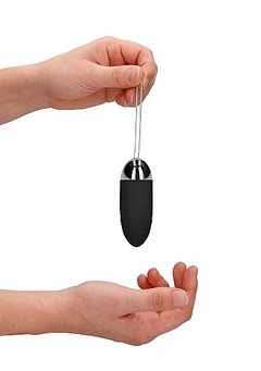 Luca – Rechargeable Remote Control Vibrating Egg – Black