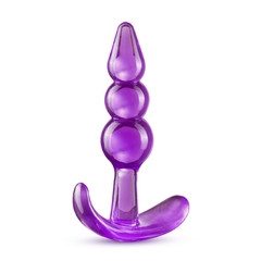 B Yours - Triple Bead Anal Plug - Purple - comprar en línea