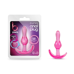 B Yours - Curvy Anal Plug - Pink - tienda en línea