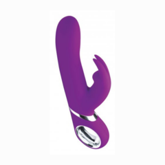 Vibrador de silicona con rotación Rabbit Twirly 66x