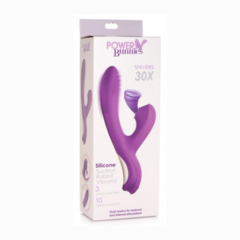 Shivers 30X Vibrador de conejo con succión - morado