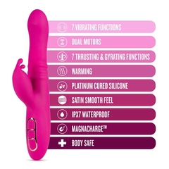 Vibrador con empuje y rotación - Lush - Kira - Inttimus Sex Shop